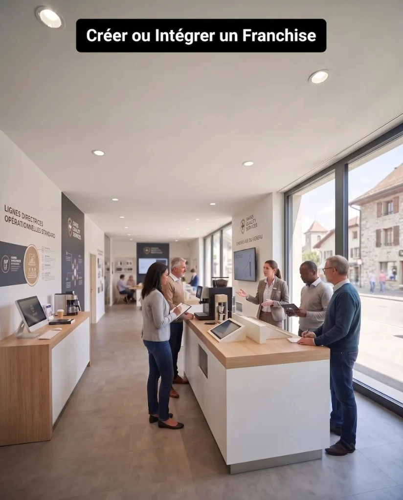 Conseil et accompagnement sur mesure pour le développement d'un réseau de franchises à Neuchâtel